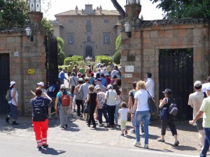 Ingresso dei Partecipanti alla Villa