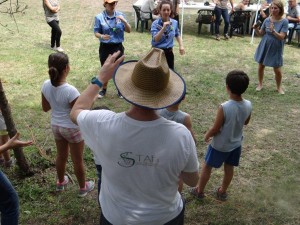 balli e giochi al pranzo 